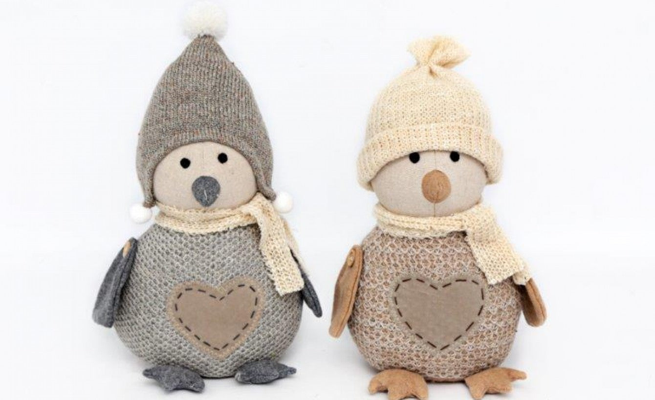 ASSORTED COLOUR PENGUIN DOOR STOP 27 X 15CM. TX1128 \\\KD33446