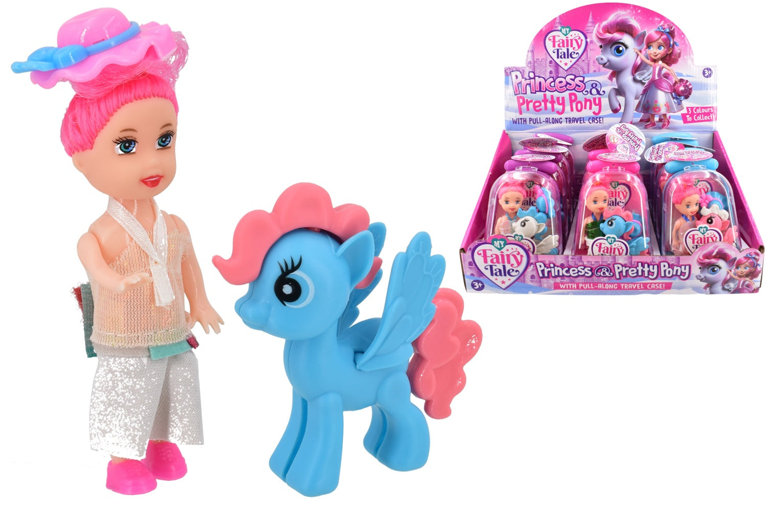 FAIRY TALE PRINCESS AND PRETTY PONY PULL ALONG CASE. TY0819 \\\KD33477
