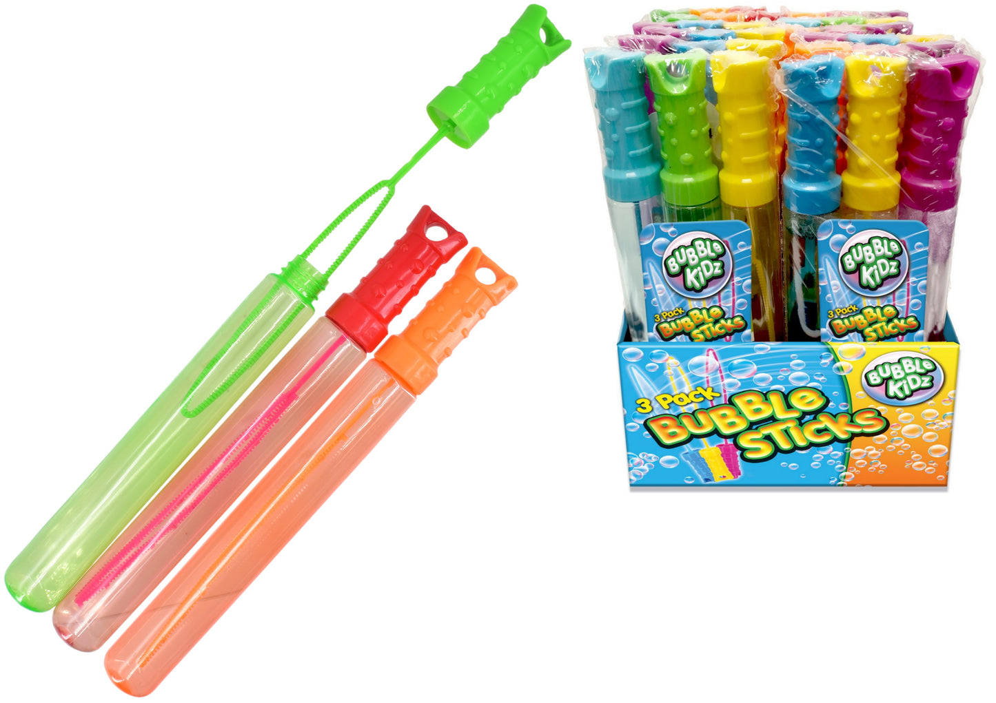 BUBBLE KIDZ BUBBLE SWORD / STICKS 60ML 3/PK. TY1354 \\\KD33478