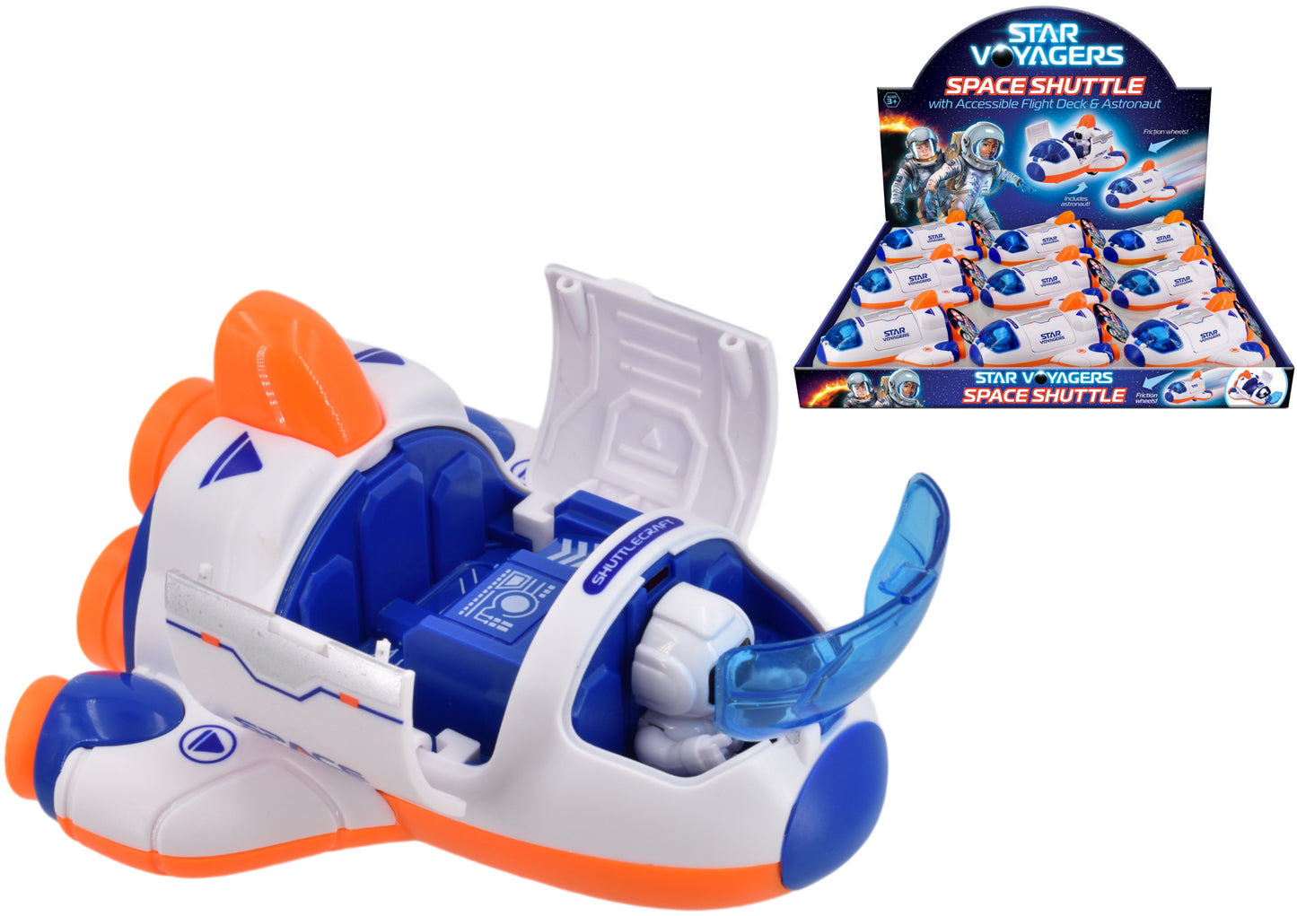 STAR VOYAGERS ASSORTED SPACE SHUTTLE. TY2590 \\\KD33484