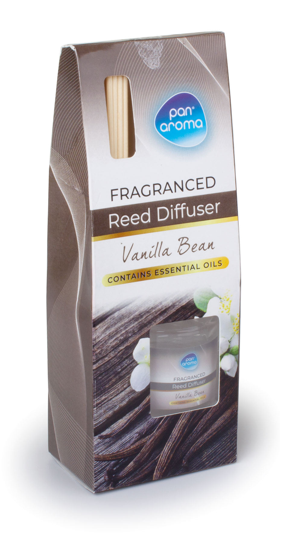 PAN AROMA VANILLA BEAN REED DIFFUSER 30ML. PAN0383 \\\KD33509