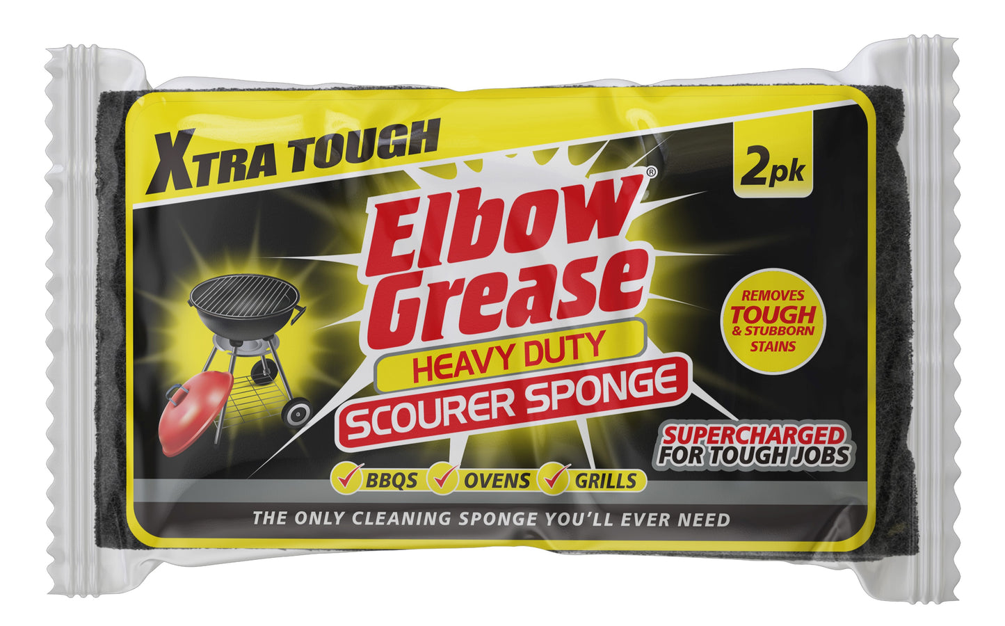 ELBOW GREASE HEAVY DUTY SCOURER SPONGE 2/PK. EG193 \\\KD33545