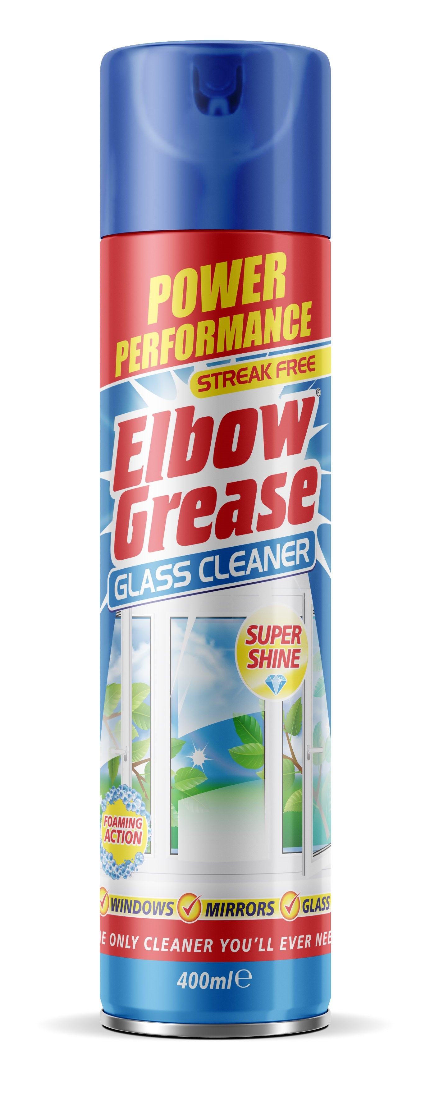 ELBOW GREASE GLASS CLEANER 400ML. EG171 \\\KD33553