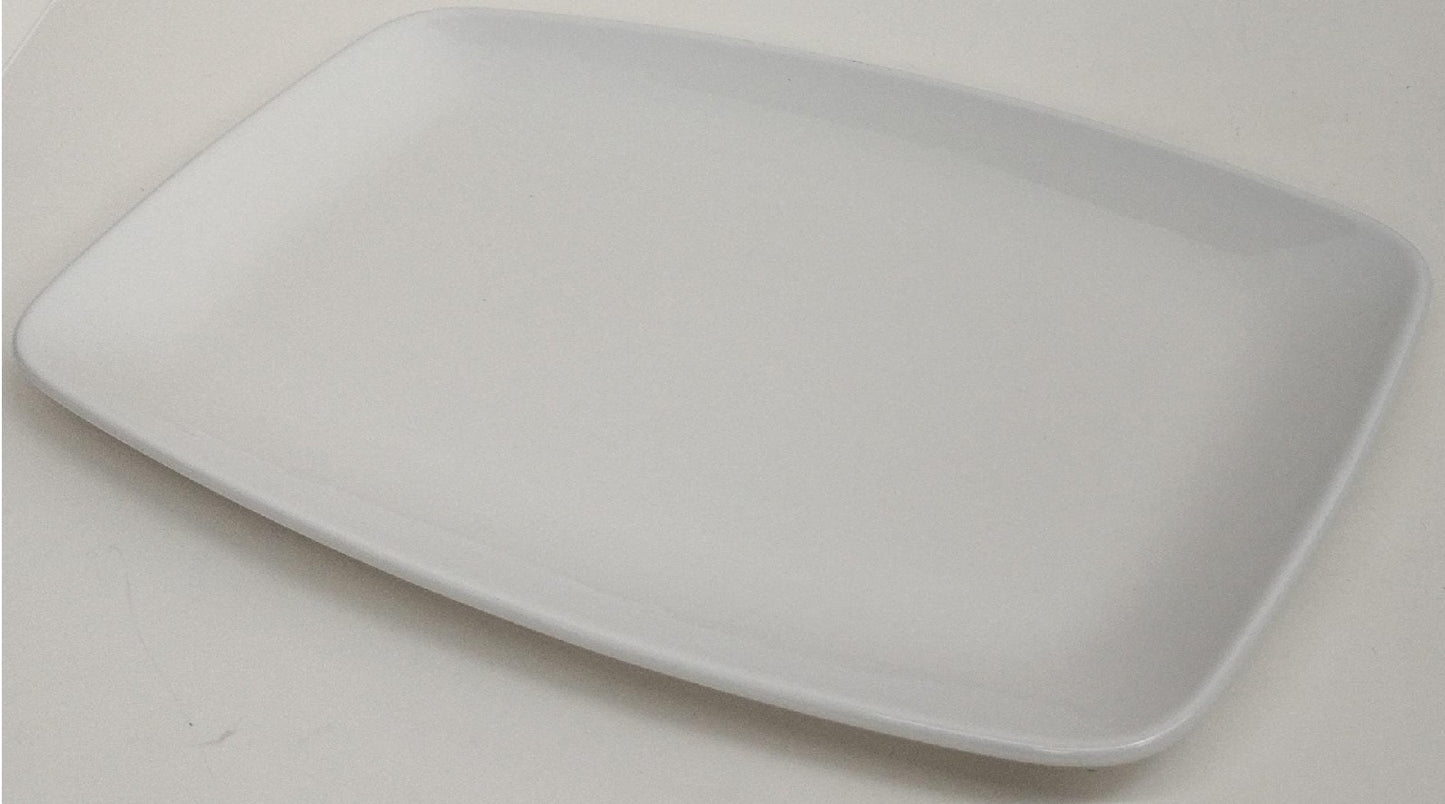 CARNABY ISLINGTON RECTANGULAR WHITE PORCELAIN SERVING PLATE 12" / 31CM. CRM1487GE \\\KD33563