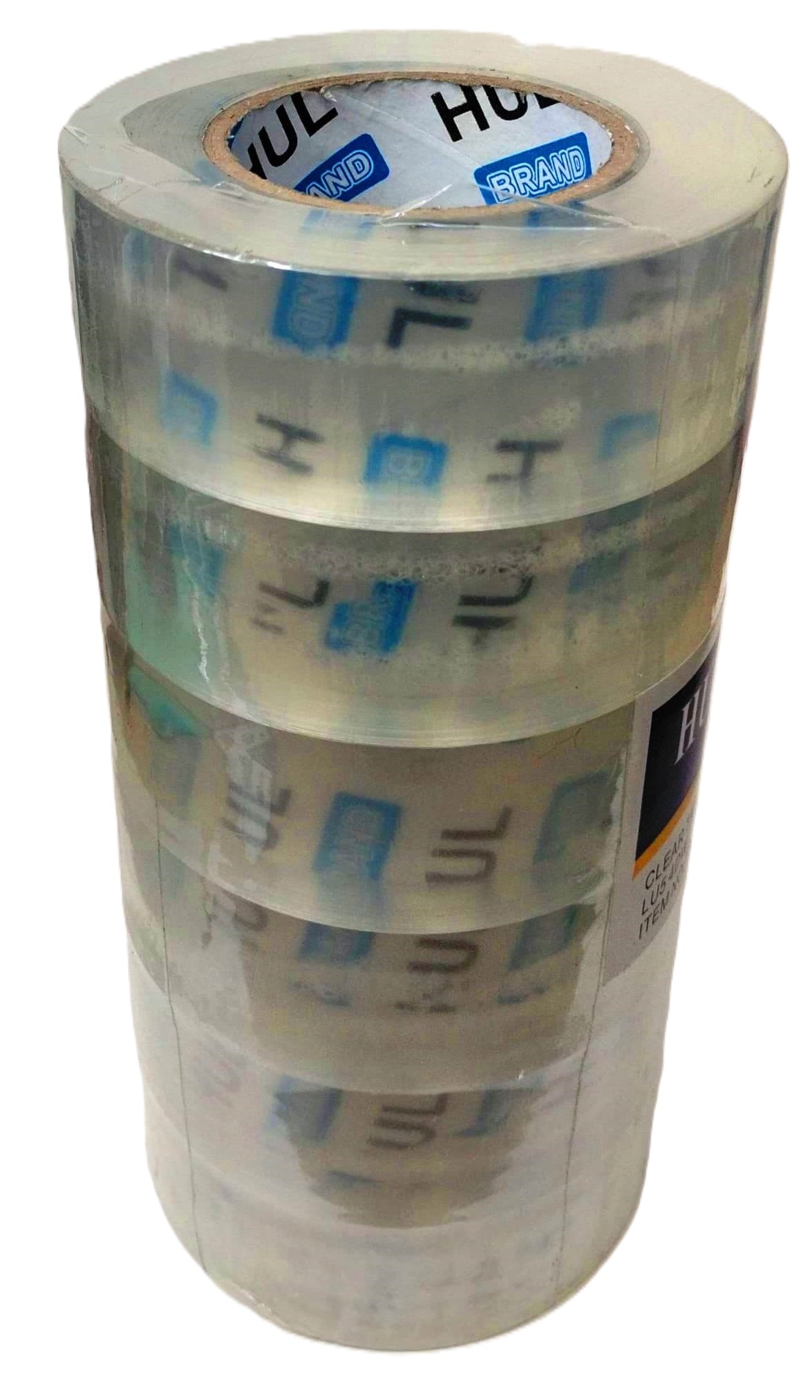 HUL CLEAR PACKAGING TAPE 200M X 48MM 6/PK. TP0012 \\\KD33577
