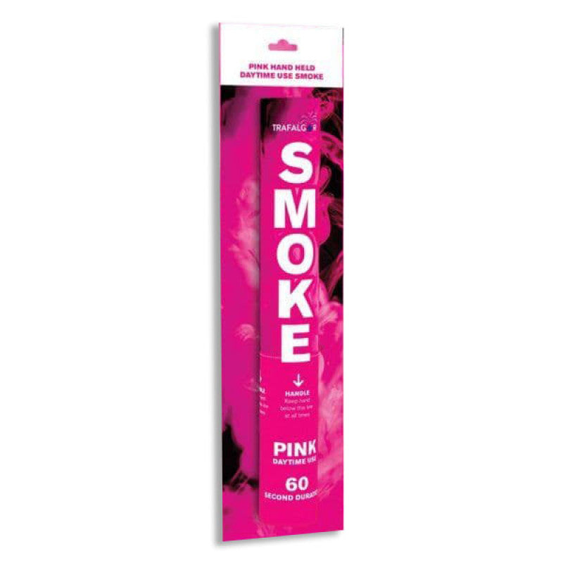 TRAFALGAR HANDHELD DAYTIME COLOURED SMOKE- PINK. CR-RPS001P \\\KD33591