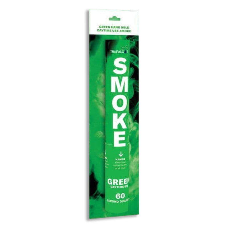 TRAFALGAR HANDHELD DAYTIME COLOURED SMOKE- GREEN. CR-RPS001G \\\KD33593