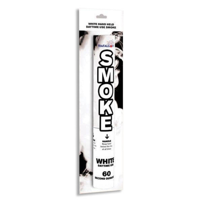 TRAFALGAR HANDHELD DAYTIME COLOURED SMOKE- WHITE. CR-RPS001W \\\KD33595