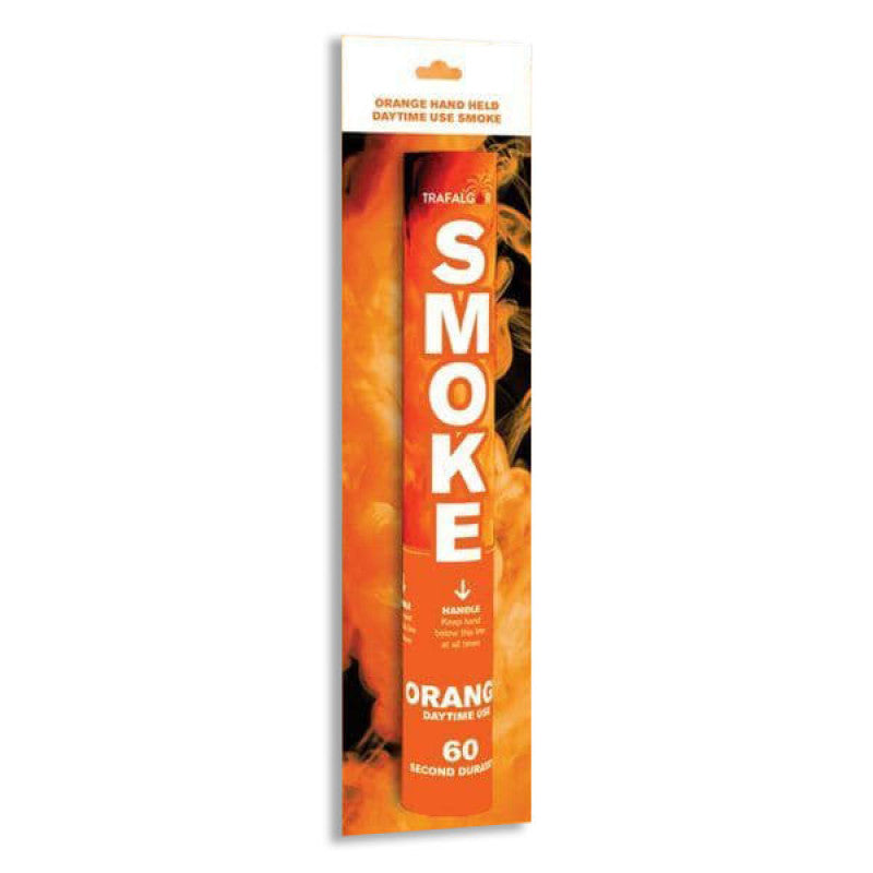 TRAFALGAR HANDHELD DAYTIME COLOURED SMOKE- ORANGE. CR-RPS001O \\\KD33597