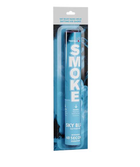 TRAFALGAR HANDHELD DAYTIME COLOURED SMOKE- SKY BLUE. CR-RPS001SB \\\KD33600