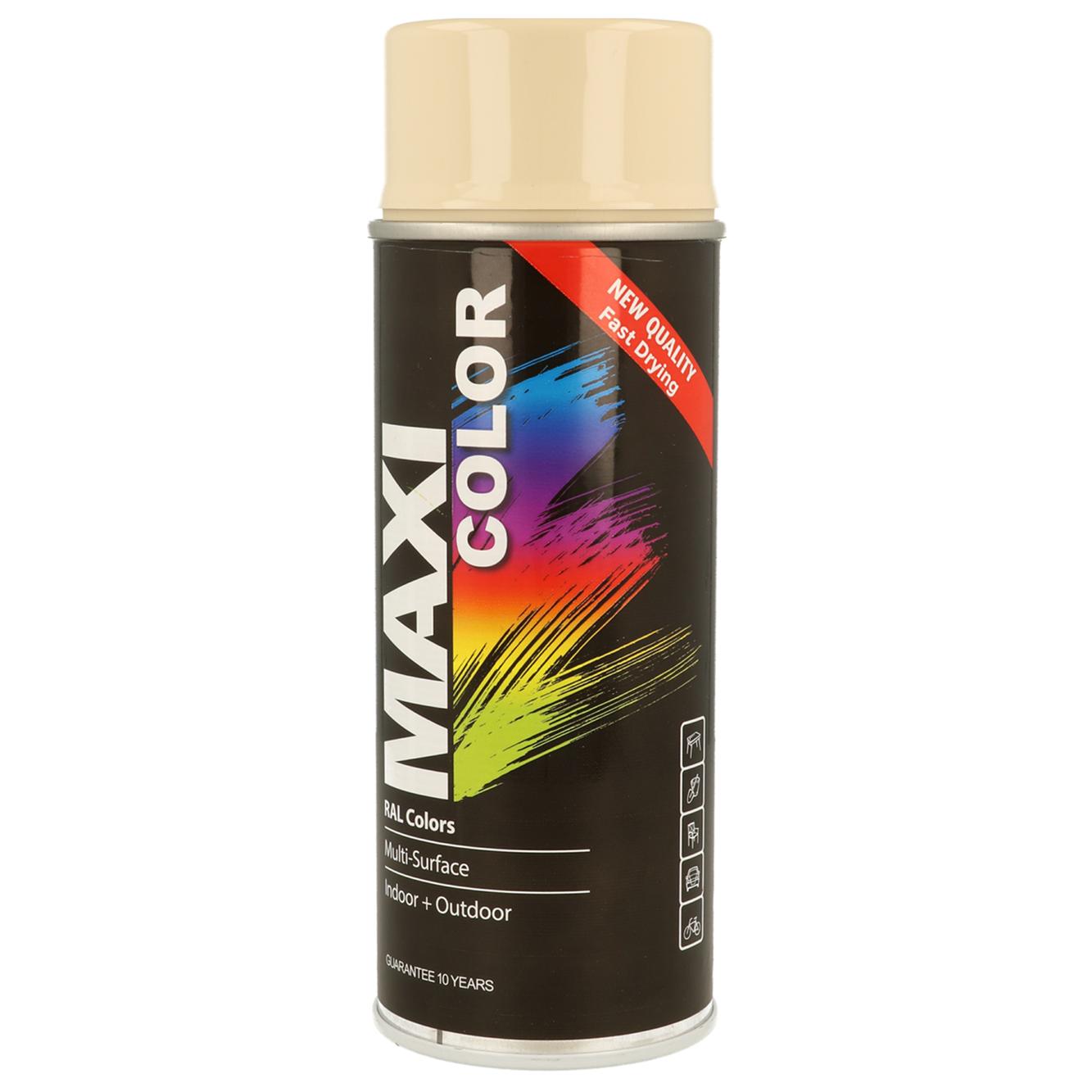 MAXI COLOR MULTI SURFACE LIGHT IVORY SPRAY 400ML. MX1015 \\\KD33624