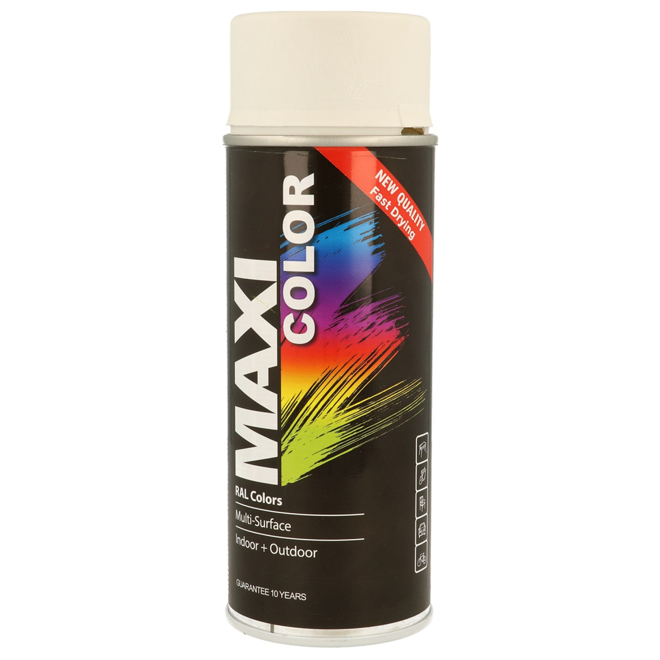 MAXI COLOR MULTI SURFACE PURE WHITE SPRAY 400ML. MX9010M \\\KD33631
