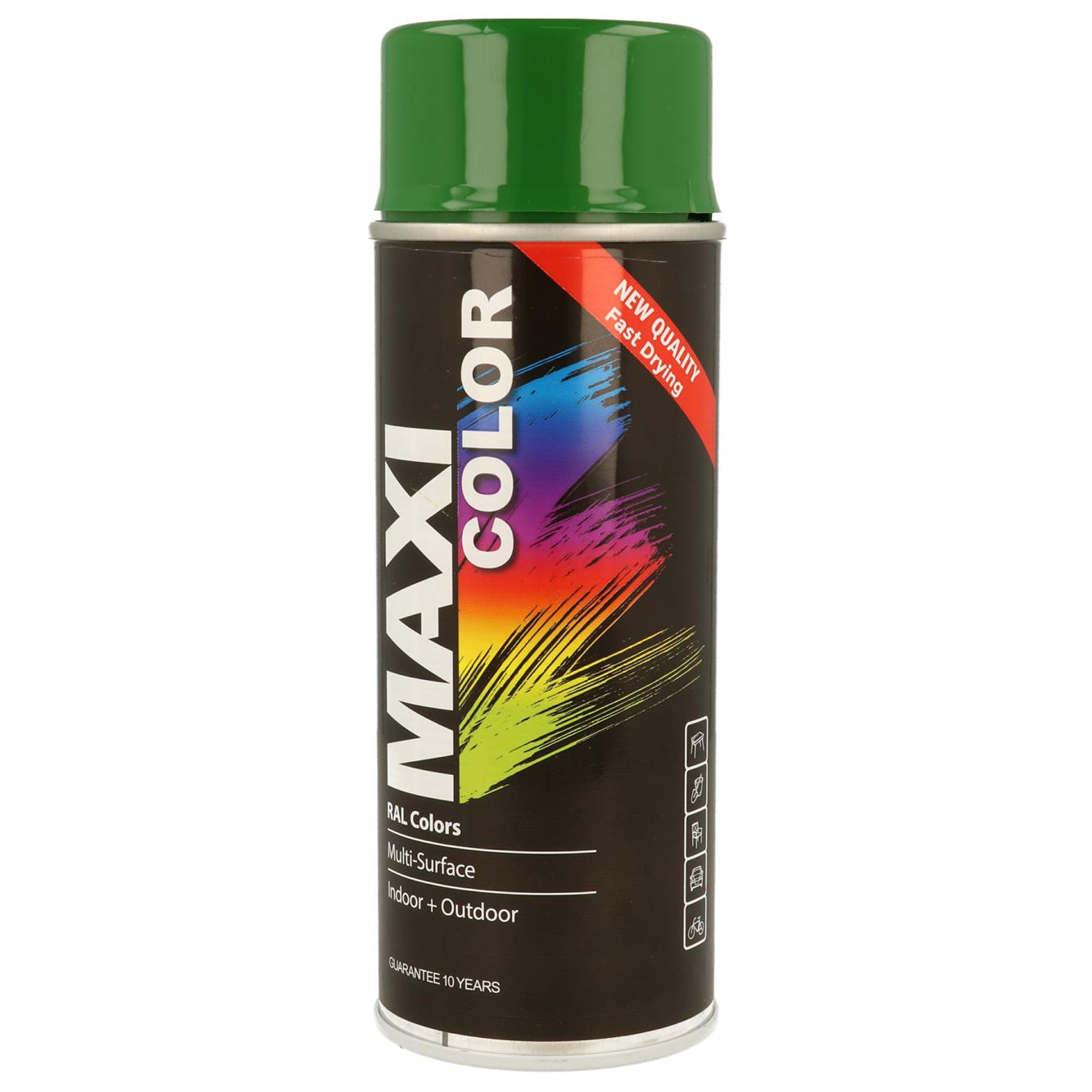 MAXI COLOR MULTI SURFACE LEAF GLOSSY GREEN SPRAY 400ML. MX6002 \\\KD33636