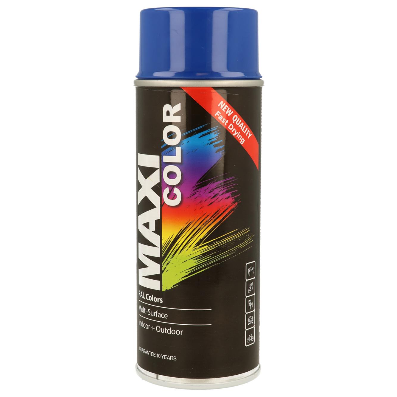 MAXI COLOR MULTI SURFACE ULTRAMARINE GLOSSY BLUE SPRAY 400ML. MX5002 \\\KD33637