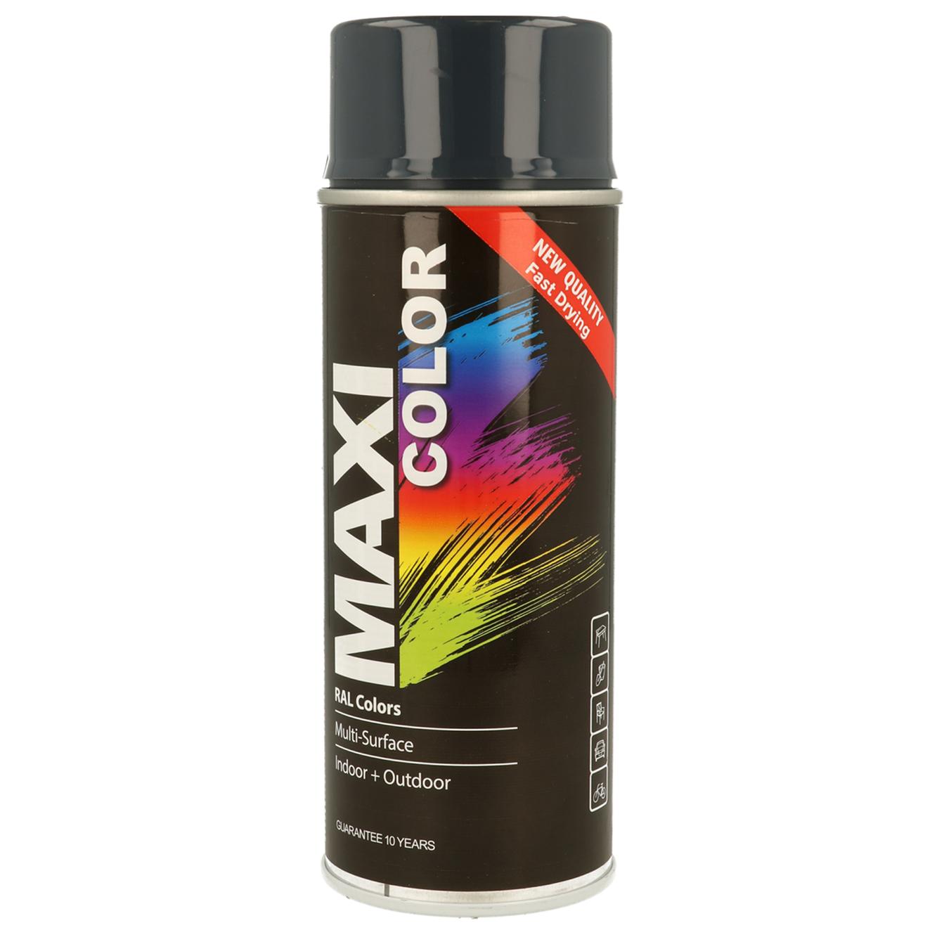 MAXI COLOR MULTI SURFACE ANTHRACITE GLOSSY GREY SPRAY 400ML. MX7016 \\\KD33638