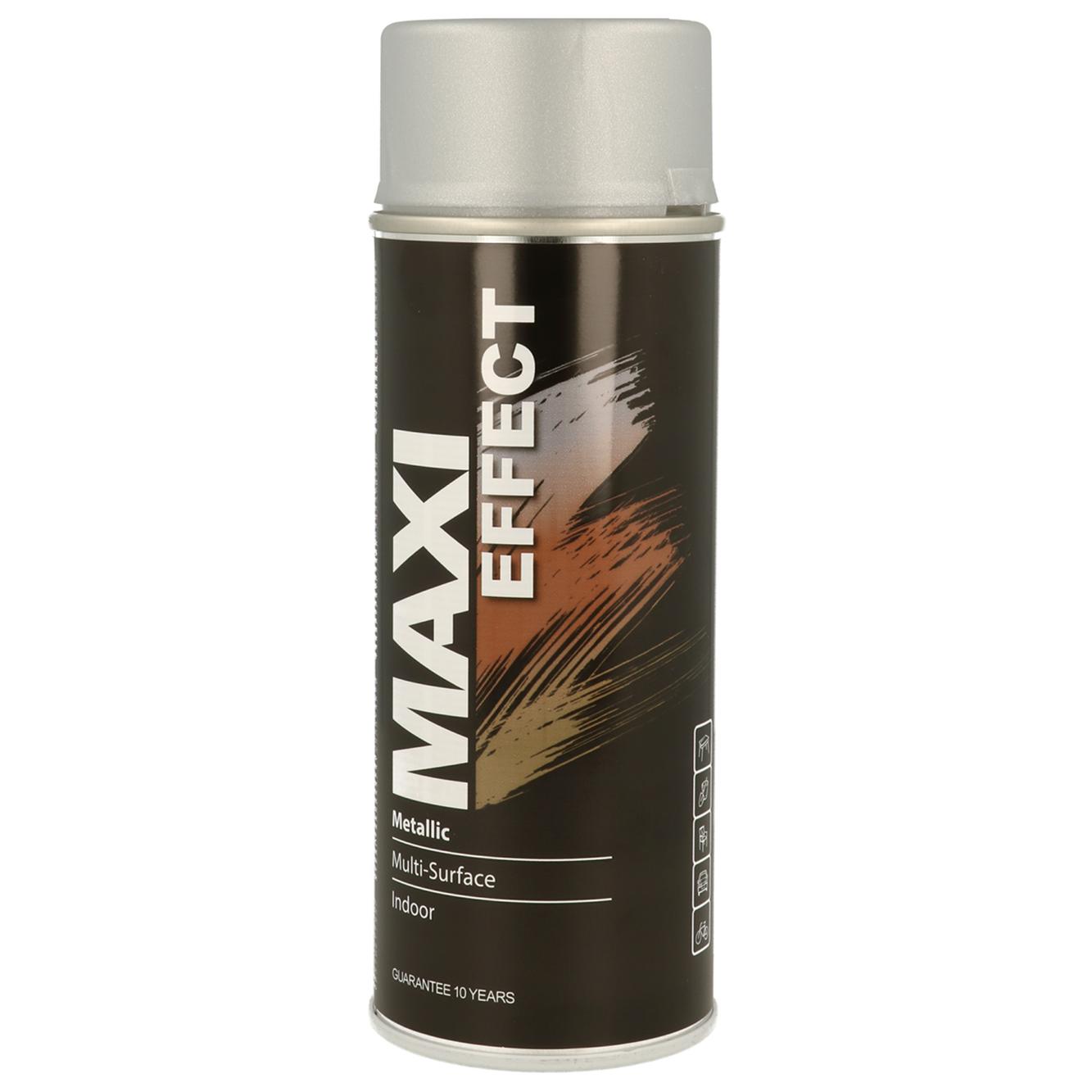 MAXI COLOR MULTI SURFACE METALIC SILVER SPRAY 400ML. MX0021 \\\KD33645