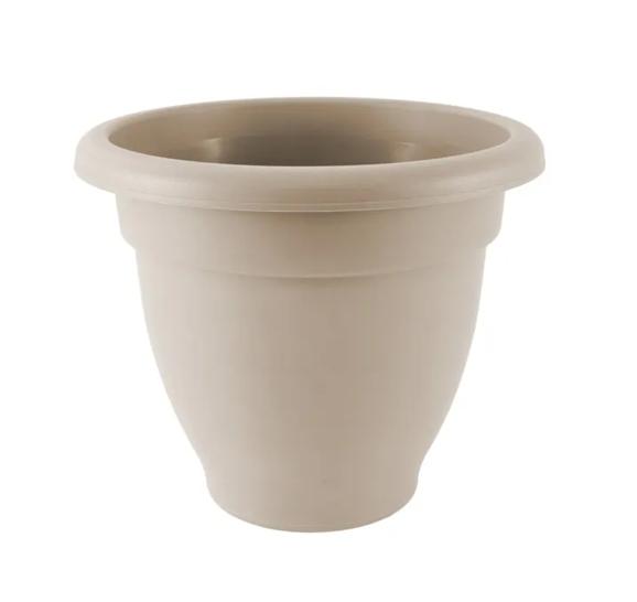 THUMBS UP WINCHESTER ROUND PLANTER/ BELLPOT 30CM - STONE \\\KD33653