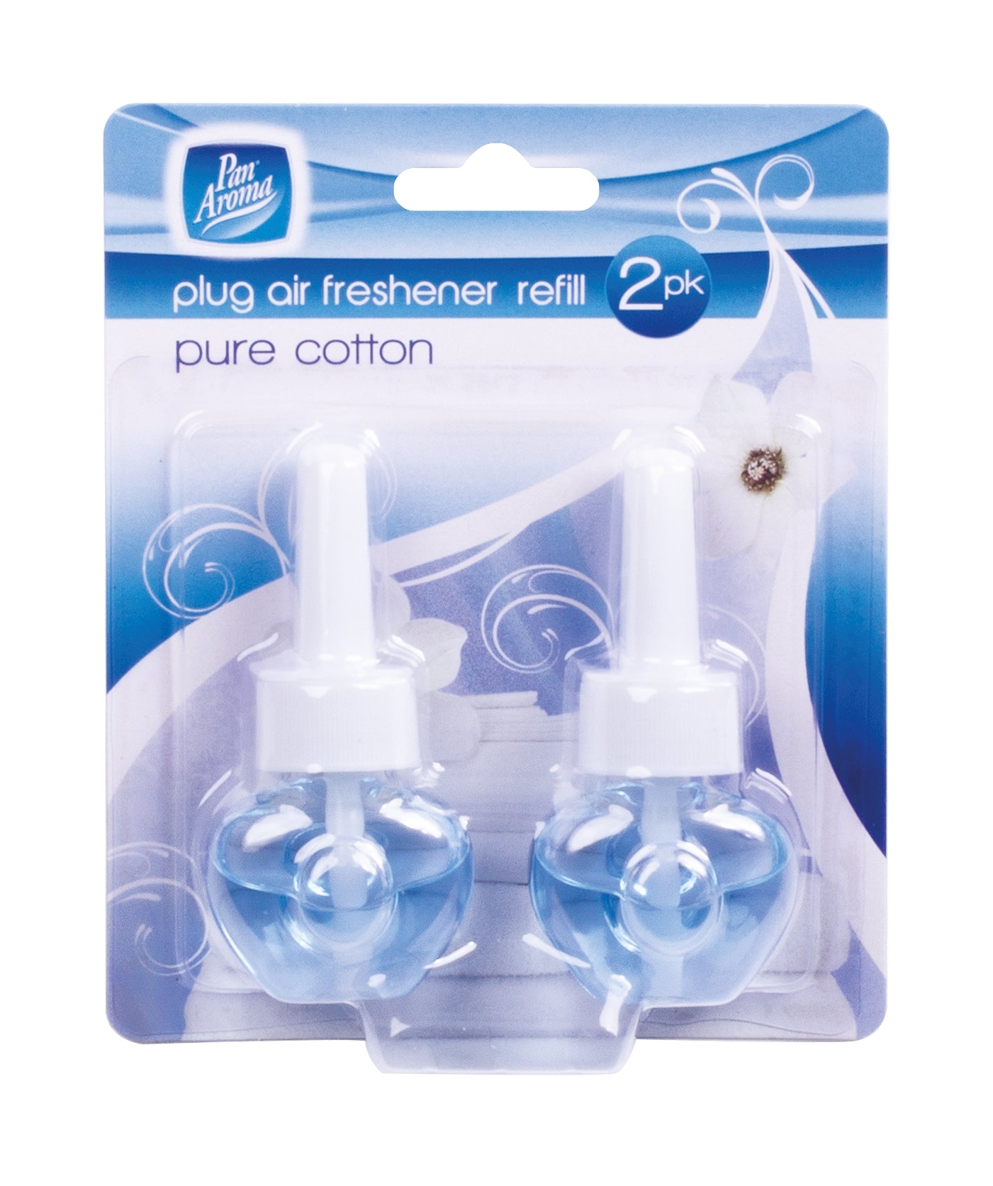 PAN AROMA PLUG AIR FRESHENER REFILL PURE COTTON 20ML 2/PK \\\KD33706
