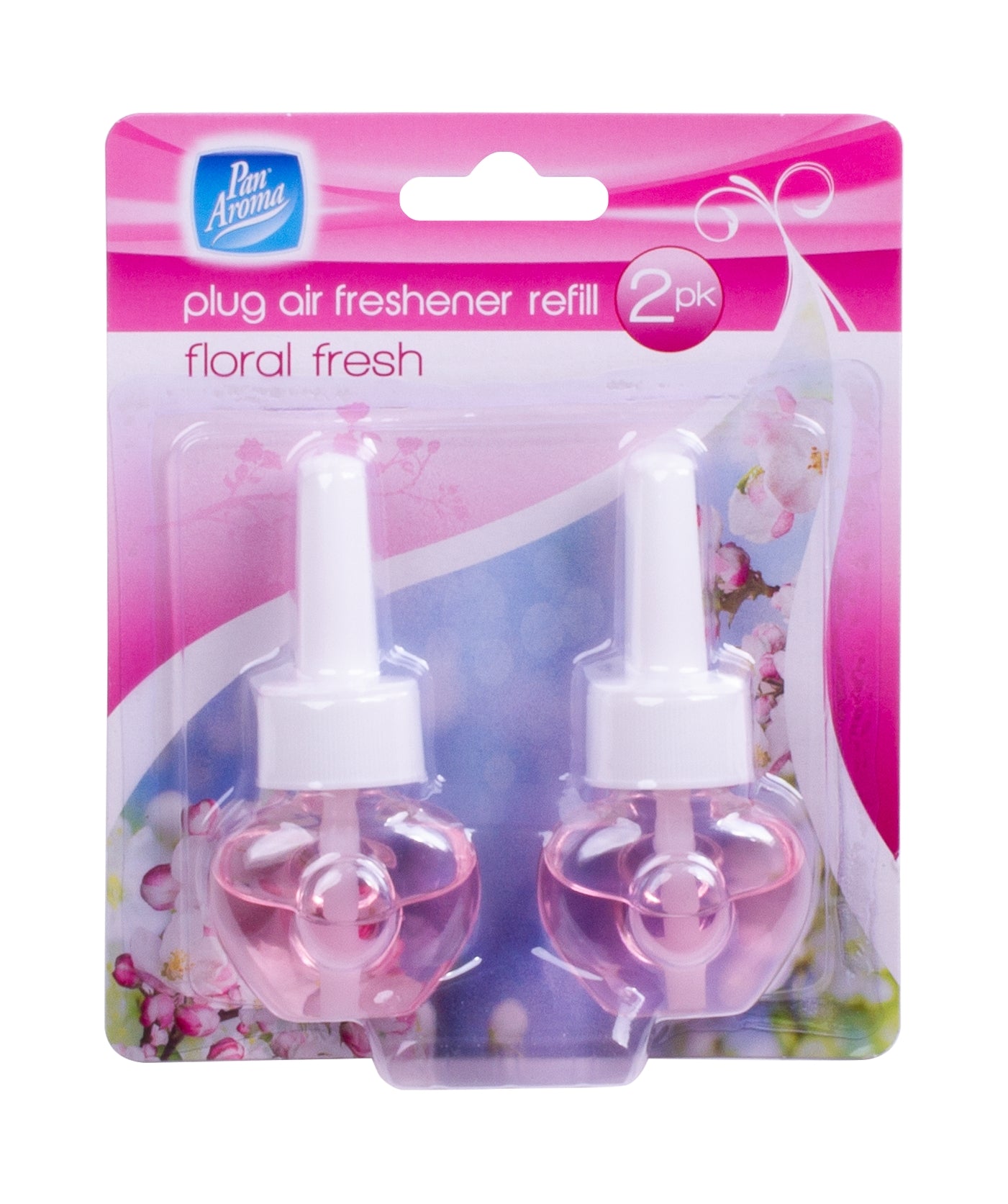 PAN AROMA PLUG AIR FRESHENER REFILL FLORAL FRESH 20ML 2/PK. PAN0615-AS \\\KD33707