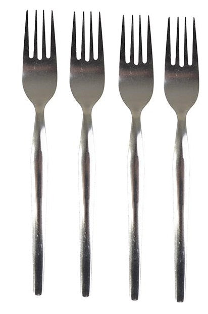 COOK & EAT STAINLESS STEEL DESSERT FORKS 4/PK \\\KD33724