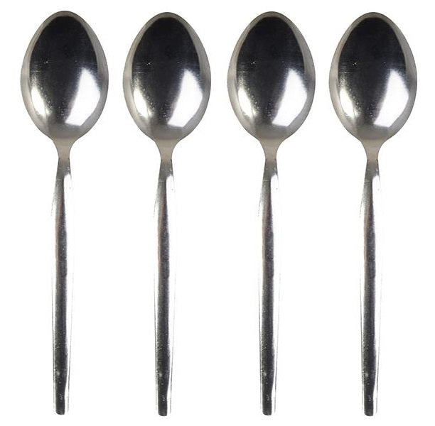 COOK & EAT STAINLESS STEEL DESSERT SPOONS 4/PK \\\KD33725