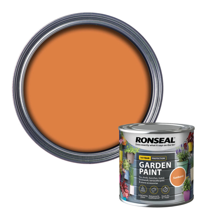 RONSEAL OUTDOOR GARDEN PAINT SUNBURST 250ML \\\KD33740