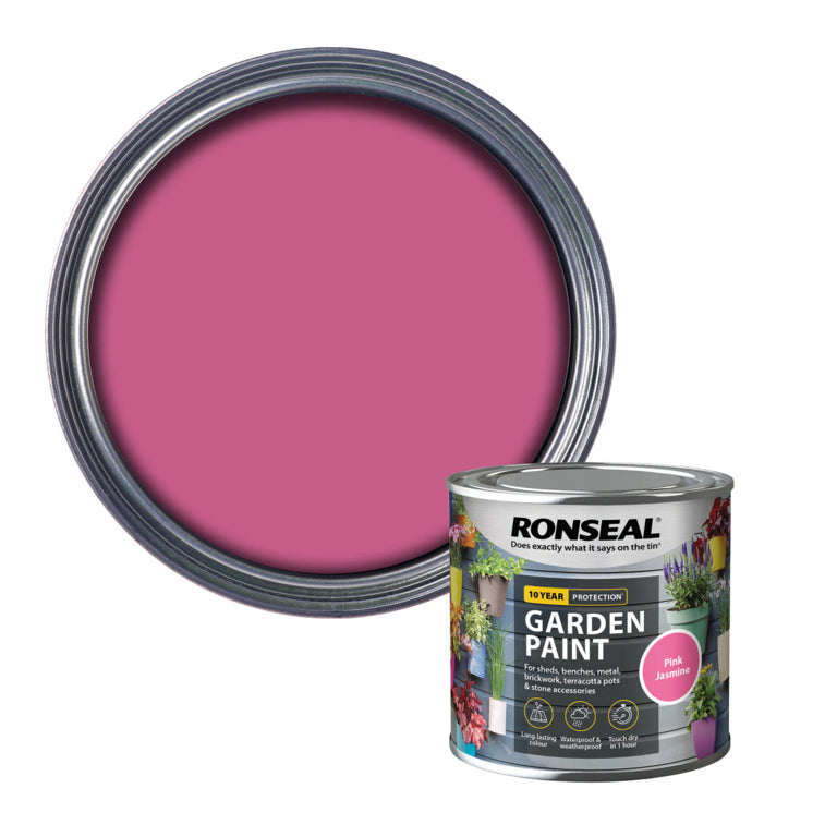 RONSEAL OUTDOOR GARDEN PAINT PINK JASMINE 250ML \\\KD33745