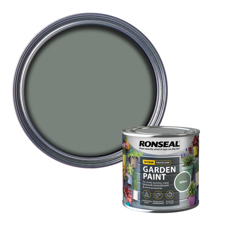 RONSEAL OUTDOOR GARDEN PAINT WILLOW 250ML \\\KD33750