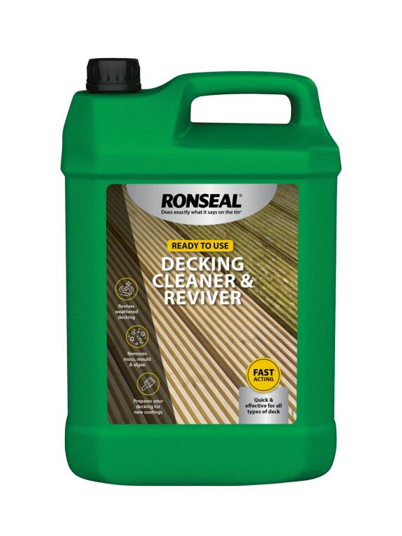 RONSEAL READY TO USE DECKING CLEANER AND REVIVER 5LTR \\\KD33761