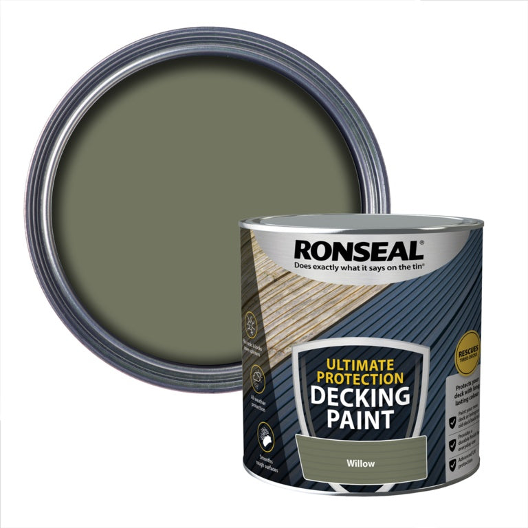 RONSEAL ULTIMATE PROTECTION DECKING PAINT WILLOW 2.5LTR \\\KD33767