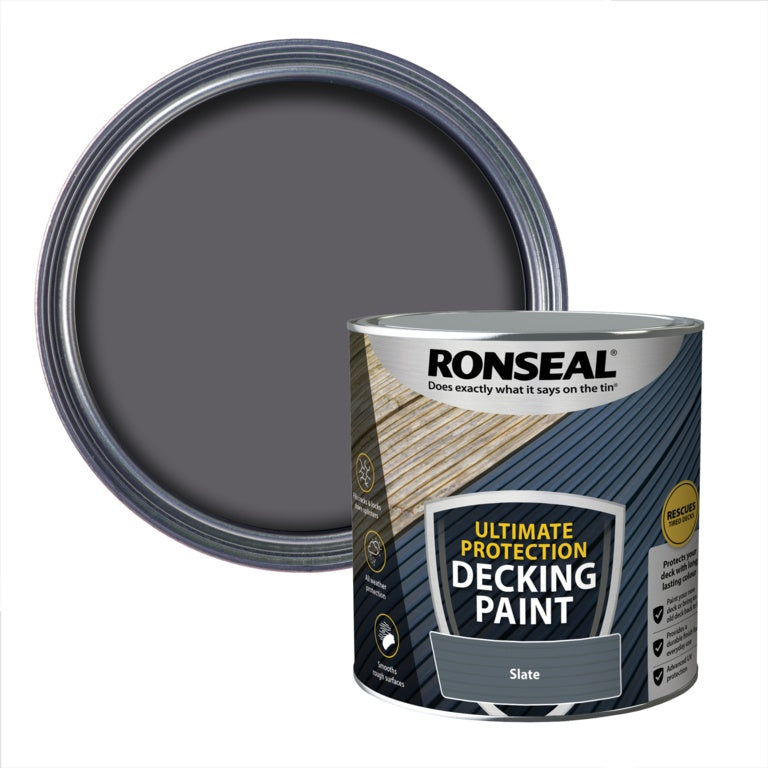 RONSEAL ULTIMATE PROTECTION DECKING PAINT SLATE 2.5LTR \\\KD33771
