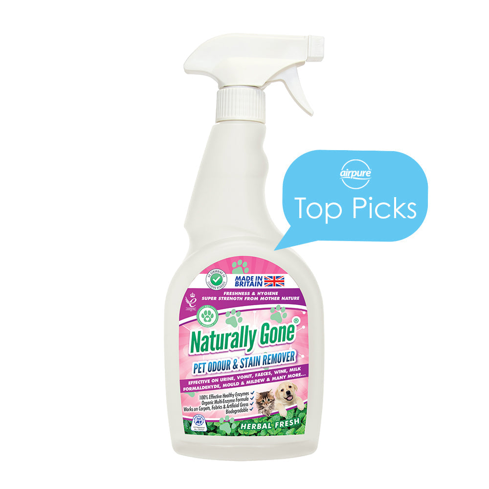 AIRPURE NATURALLY GONE PET ODOUR & STAIN REMOVER HERBAL FRESH 750ML \\\KD33785