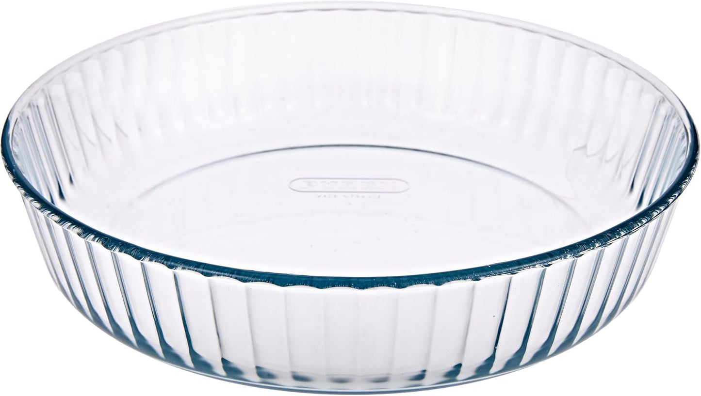 PYREX COOK & ENJOY FLUTED FLAN DISH 2.1 LTR 26CM \\\KD33787