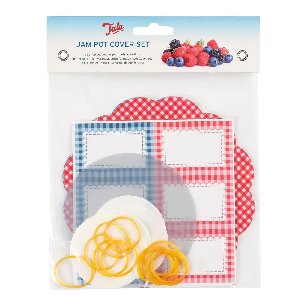TALA EVERYDAY GINGHAM JAM POT COVER SET \\\KD33833