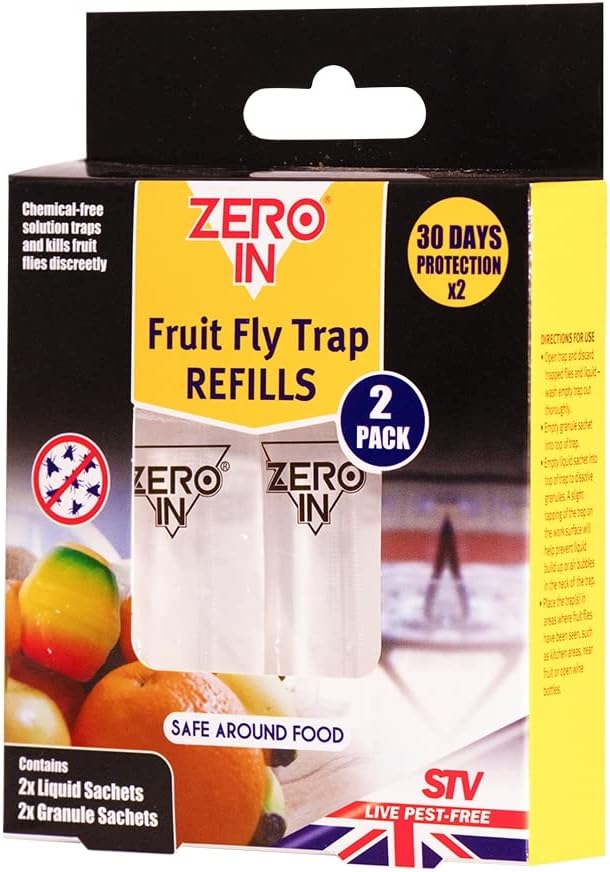 ZERO IN FRUIT FLY TRAP REFILL 2/PK \\\KD33846
