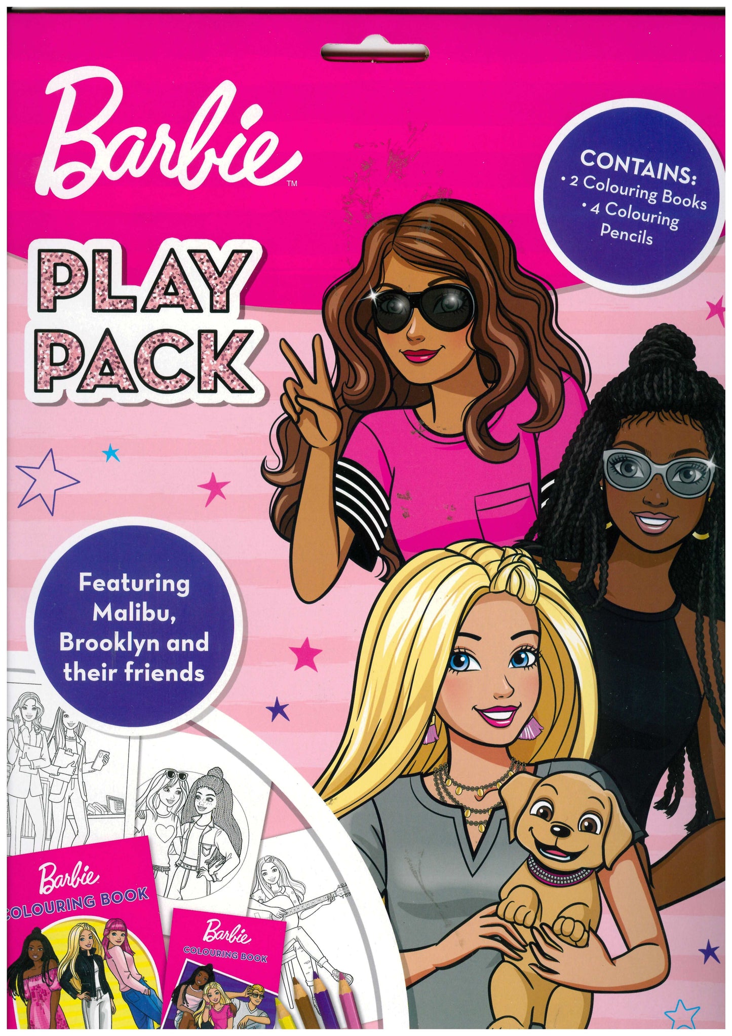 BARBIE PLAY PACK COLOURING PAD \\\KD33865