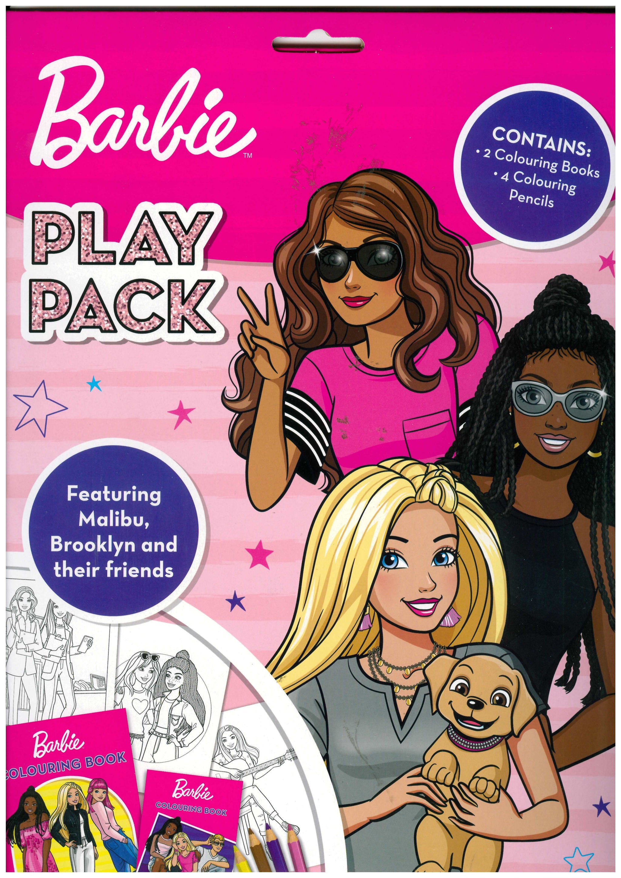 BARBIE PLAY PACK COLOURING PAD \\\KD33865