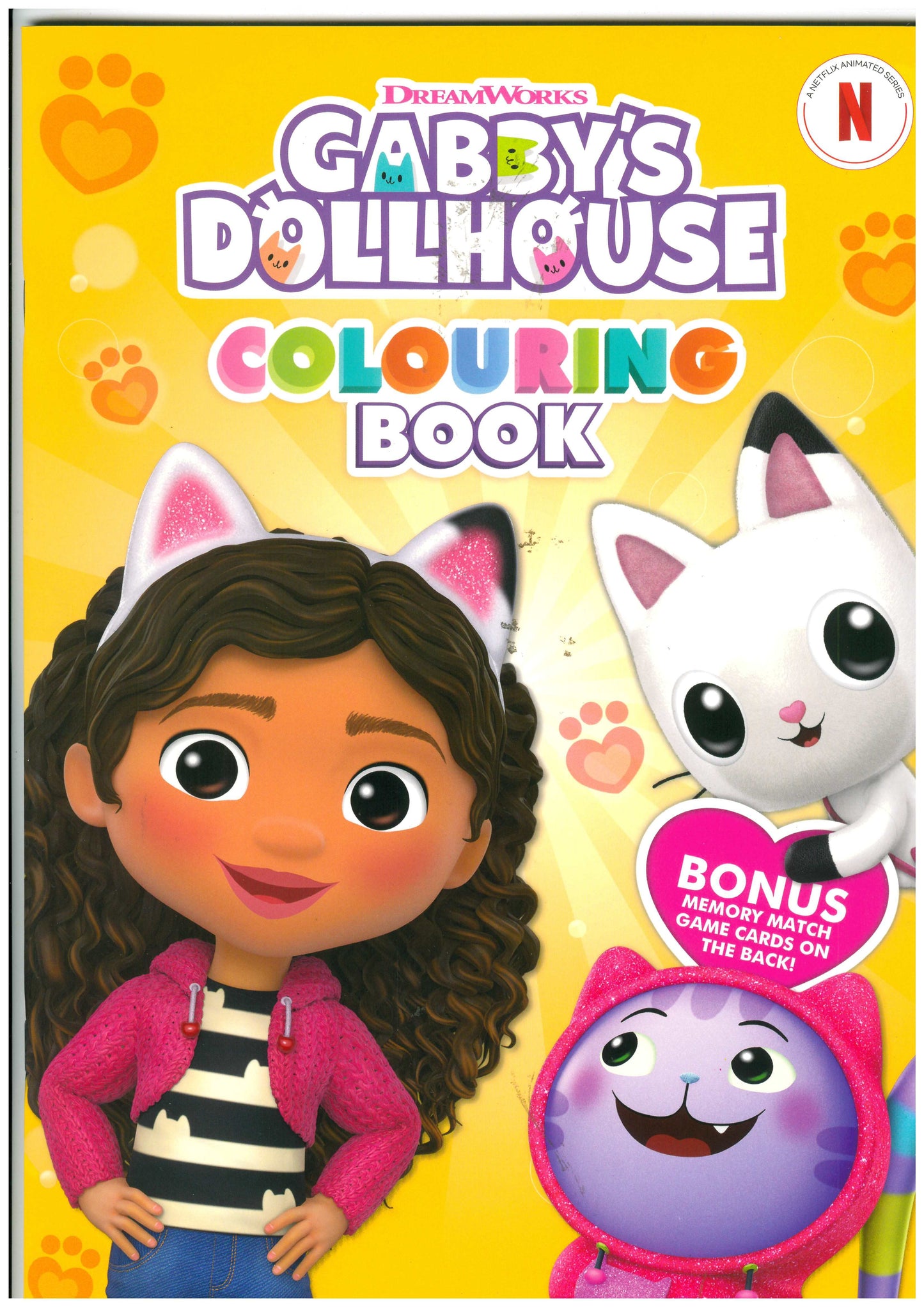 GABBY'S DOLLHOUSE COLOURING BOOK \\\KD33875