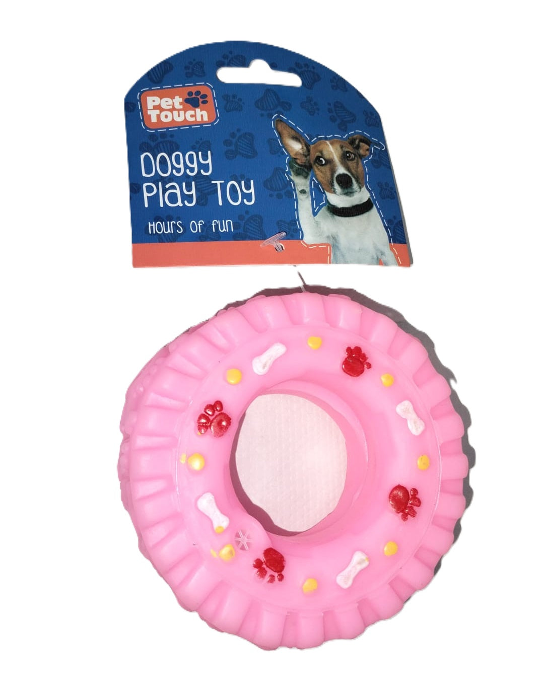 PET TOUCH SQUEAKY TYRE DOG TOY \\\KD33906