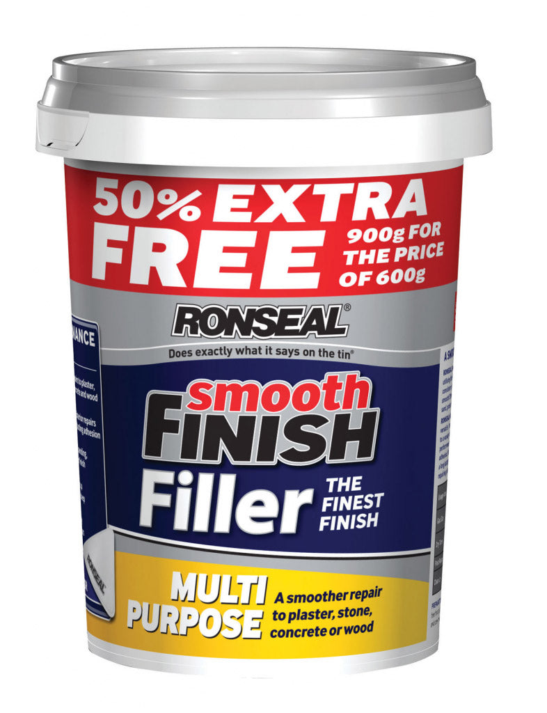 RONSEAL MULTIPURPOSE READY MIXED WALL FILLER 600GM + 50% EXTRA \\\KD33915
