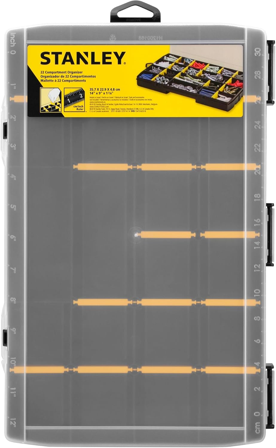 STANLEY STST81681-1 22 COMPARTMENT ORGANISER 14 INCH / 36CM \\\KD33918