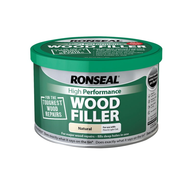 RONSEAL HIGH PERFORMANCE WOOD FILLER NATURAL 275GM \\\KD33919