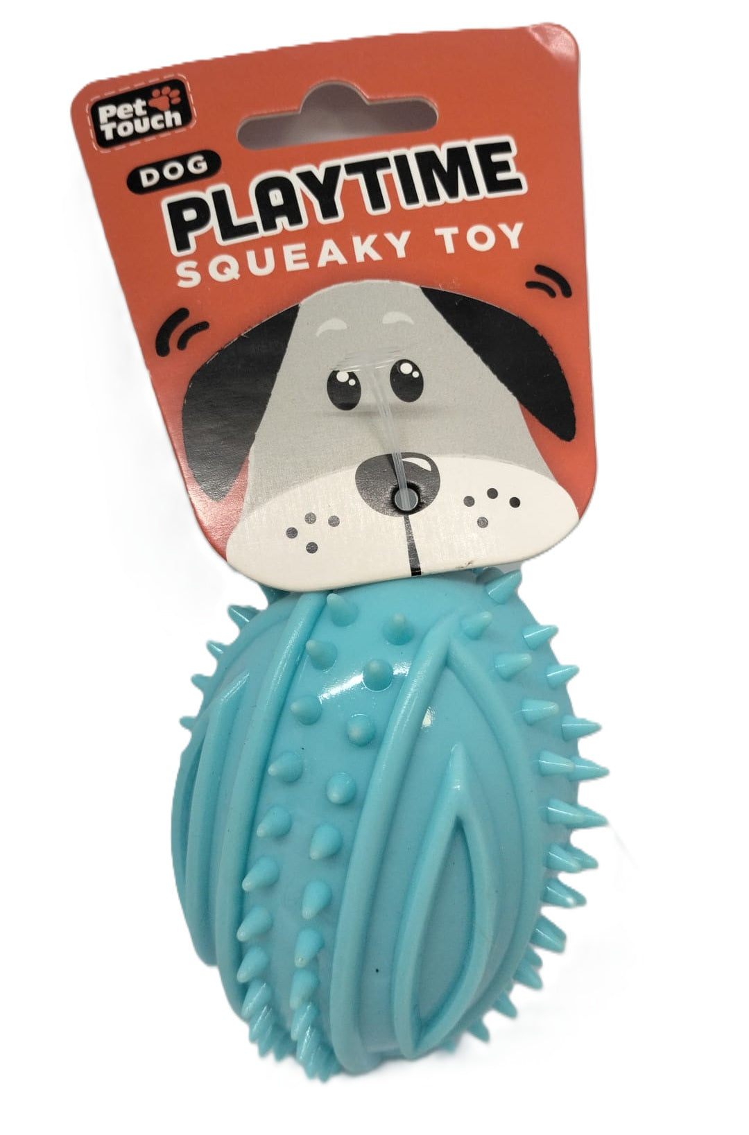 PET TOUCH ASSORTED SQUEAKY TPR DOG TOY \\\KD33934