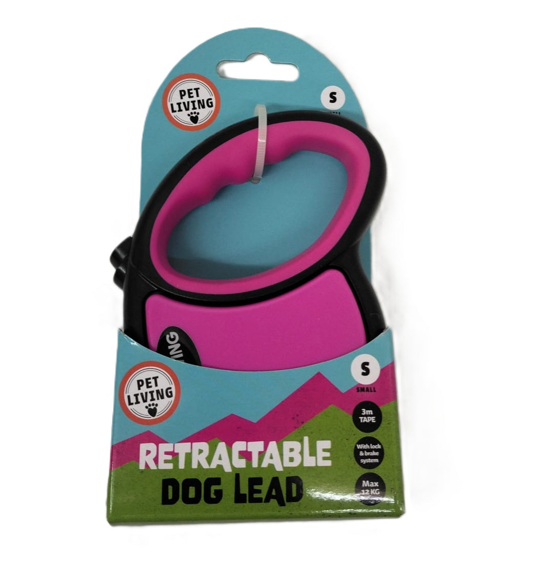 PET LIVING RETRACTABLE DOG LEAD 3M - MAX 12KG \\\KD33949