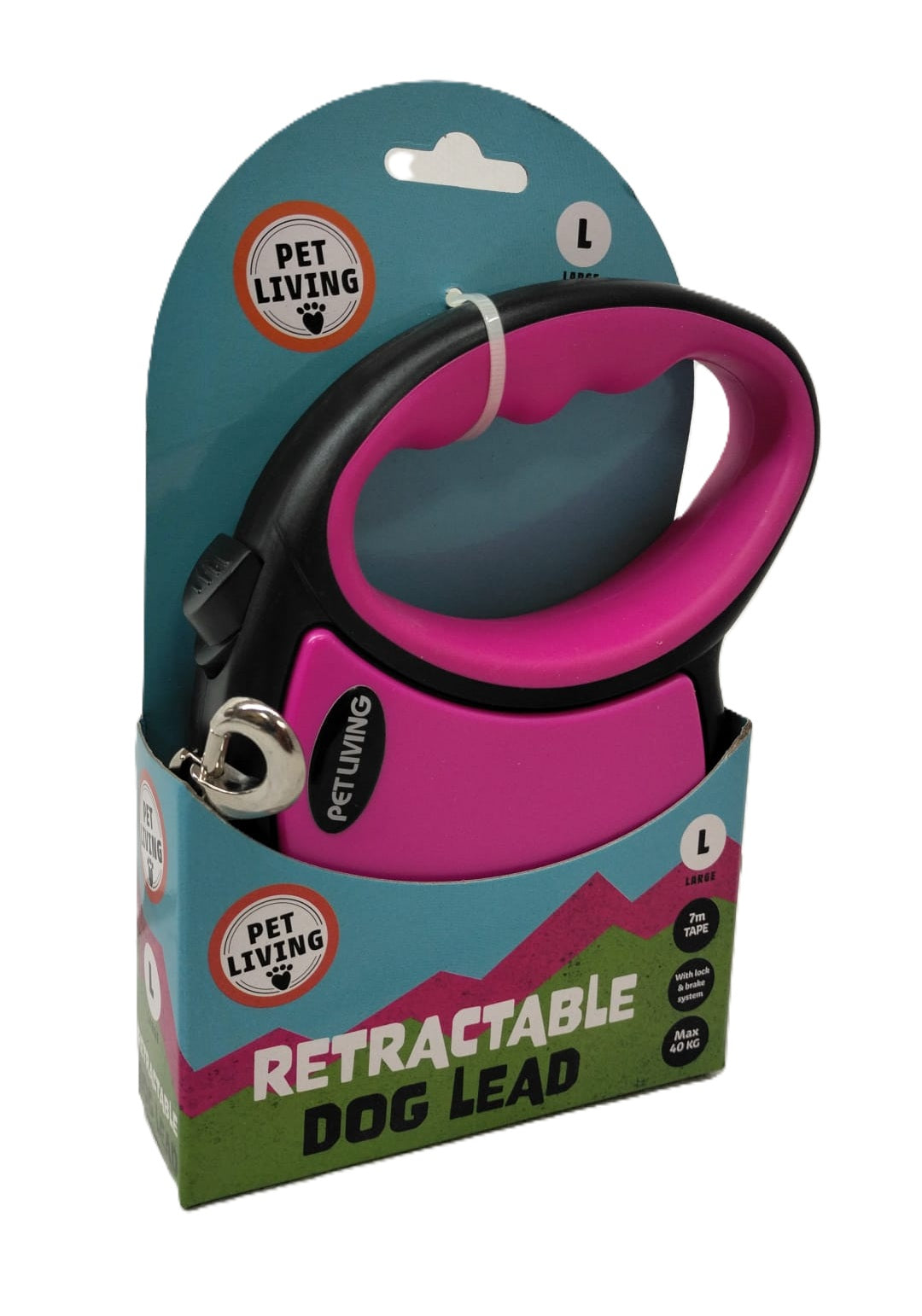 PET LIVING RETRACTABLE DOG LEAD 7M - MAX 40KG \\\KD33950