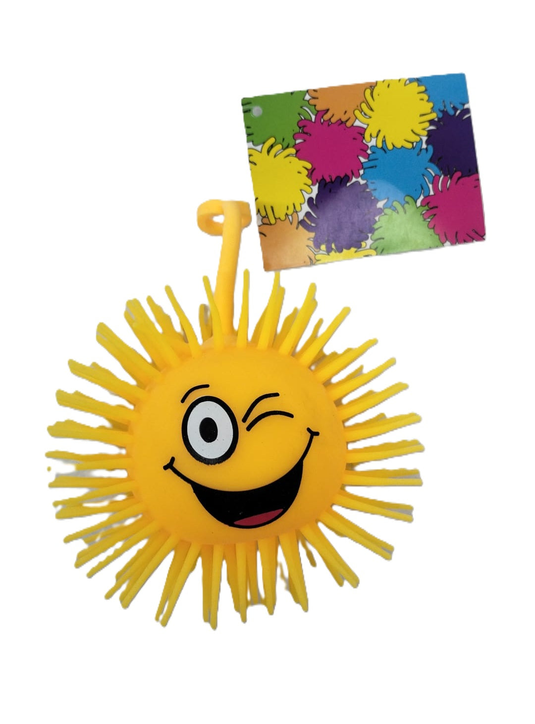 ASSORTED DESIGN SMILEY EMOTION PUFFER BALL 10CM \\\KD33999