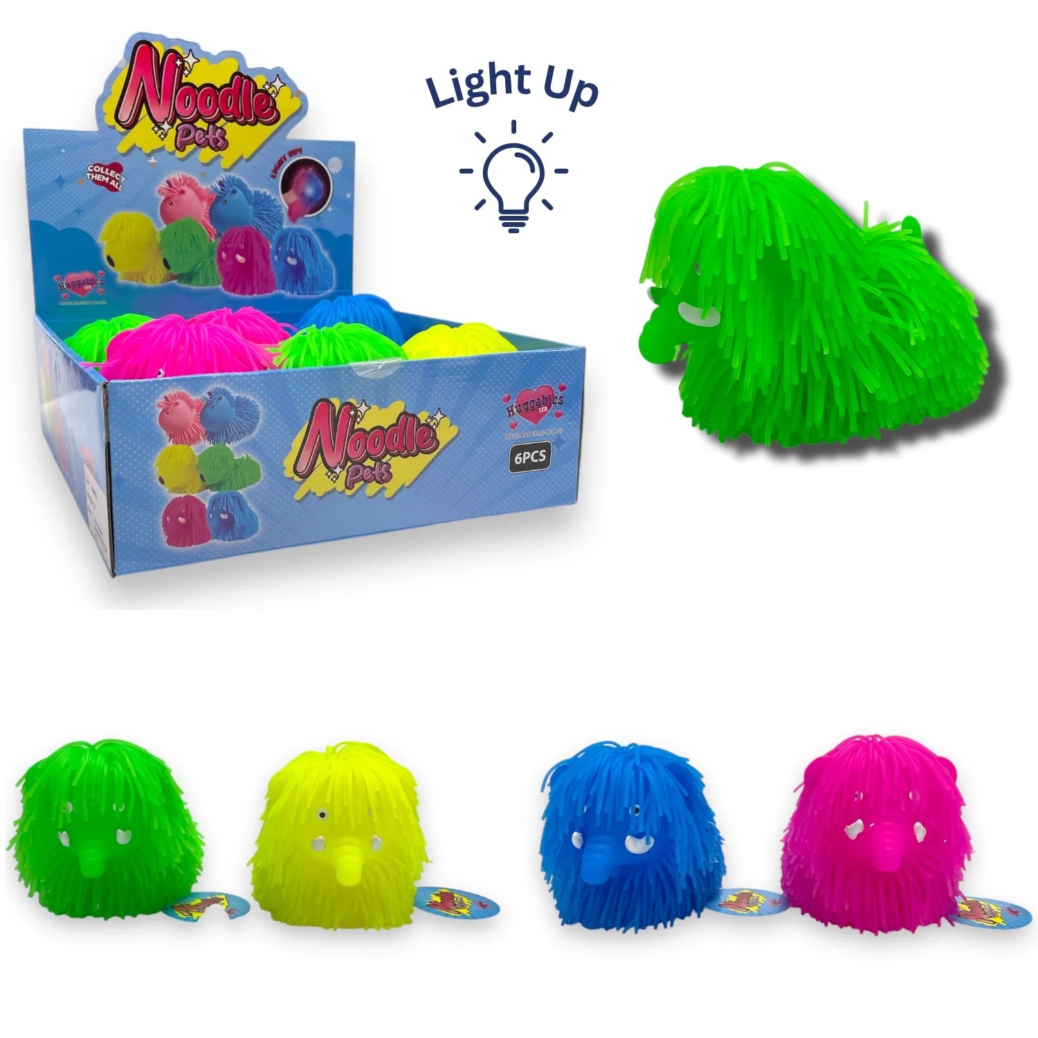 ASSORTED SQUEEZE NOODLE ELEPHANT / MAMMOTH 16CM. HU8053 \\\KD34020