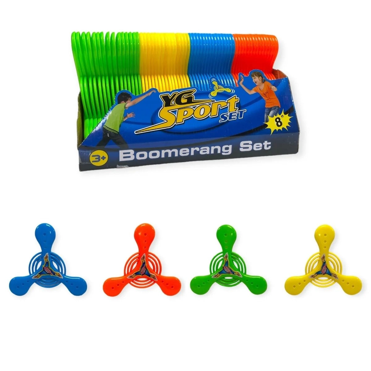 ASSORTED FLYING STAR BOOMERANG 8" \\\KD34025