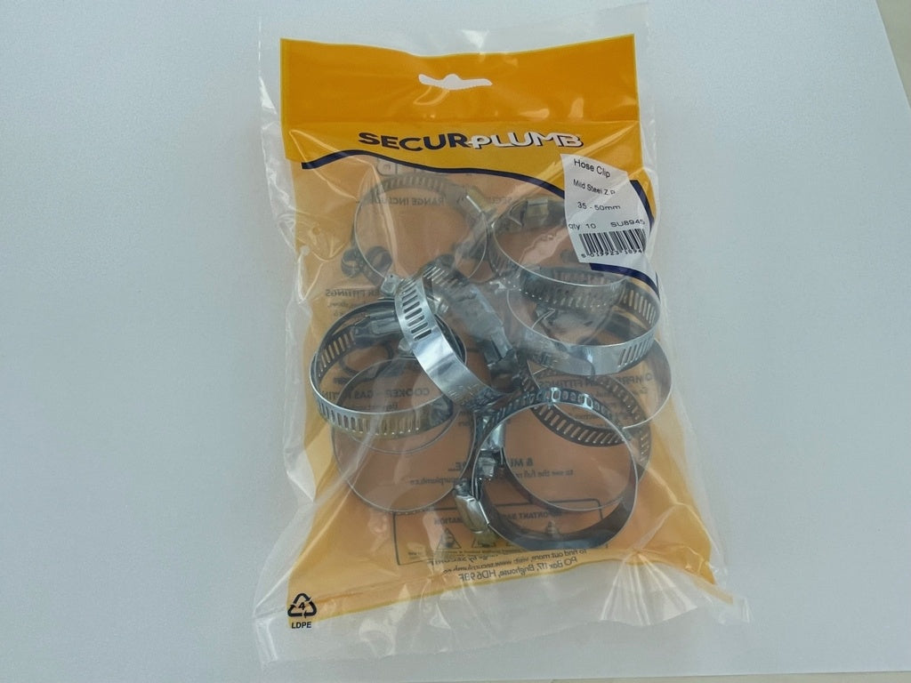SECURPLUMB SU8945 HOSE CLIP 35 - 50MM 10/PK \\\KD34039
