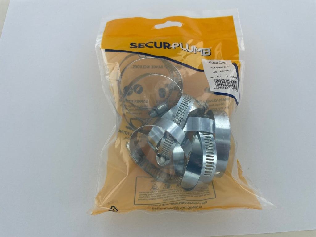 SECURPLUMB SU8946 HOSE CLIP 40 - 60MM 10/PK \\\KD34040